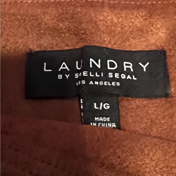 Laundry by Shelli Segal Faux Suede Pants - Picture 3 of 3